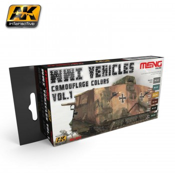 AK Interactive colors WWI German and Captured Set MC804